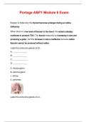 Portage Learning A&P1 Module 6 Exam&colon; Endocrine System Questions & Answers 20252026