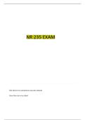 NR-235 FINAL EXAM