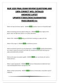 NUR 1025 FINAL EXAM REVIEW&vert;QUESTIONS AND 100&percnt; CORRECT WELL DETAILED ANSWERS&vert;LATEST UPDATE&excl;&excl;&excl;&excl;2025&sol;2026&vert;GUARANTEED PASS&vert;GRADED A&plus;