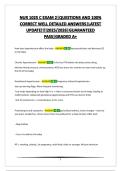 NUR 1025 C EXAM 2&vert;QUESTIONS AND 100&percnt; CORRECT WELL DETAILED ANSWERS&vert;LATEST UPDATE&excl;&excl;&excl;&excl;2025&sol;2026&vert;GUARANTEED PASS&vert;GRADED A&plus;