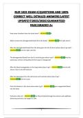 NUR 1025 EXAM 4&vert;QUESTIONS AND 100&percnt; CORRECT WELL DETAILED ANSWERS&vert;LATEST UPDATE&excl;&excl;&excl;&excl;2025&sol;2026&vert;GUARANTEED PASS&vert;GRADED A&plus;