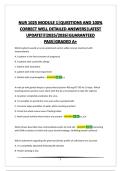 NUR 1025 MODULE 1&vert;QUESTIONS AND 100&percnt; CORRECT WELL DETAILED ANSWERS&vert;LATEST UPDATE&excl;&excl;&excl;&excl;2025&sol;2026&vert;GUARANTEED PASS&vert;GRADED A&plus;
