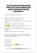 NUR 1025 EXAM 2&vert;QUESTIONS AND 100&percnt; CORRECT WELL DETAILED ANSWERS&vert;LATEST UPDATE&excl;&excl;&excl;&excl;2025&sol;2026&vert;GUARANTEED PASS&vert;GRADED A&plus;