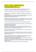 ABAT STUDY QUESTIONS & ANSWERS&lpar;RATED A&plus;&rpar;