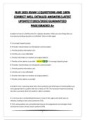 NUR 1025 EXAM BUNDLE&vert;QUESTIONS AND 100&percnt; CORRECT WELL DETAILED ANSWERS&vert;LATEST UPDATE&excl;&excl;&excl;&excl;2025&sol;2026&vert;GUARANTEED PASS&vert;GRADED A&plus;