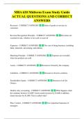 BA 620 Midterm Exam ACTUAL  QUESTIONS AND CORRECT ANSWERS 