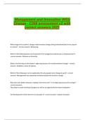 WGU Change Management and Innovation - C208 assessment v2 with correct answers 2025