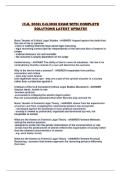 &lpar;CJL 3038&rpar; CJL3038 EXAM WITH COMPLETE SOLUTIONS LATEST UPDATE&excl;&excl;