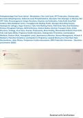 Pathophysiology Final Exam Solved - Metabolism&comma; Citric Acid Cycle&comma; ATP Production&comma; Oxaloacetate&comma;  Succinate Dehydrogenase&comma; Substrate-Level Phosphorylation&comma; Glycolysis from Glycogen vs Glucose&comma; Net  ATP Yield&comma; Gluconeogenesis Unique Reactions&comma; Enzymes and 