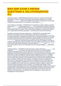 MAN 320F EXAM 3 AROIAN QUESTIONS & SOLUTIONS&lpar;RATED A&plus;&rpar;