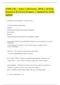 CHEM 130 &mdash; Exam 1 &lpar;2026 Updated Edition&rpar; &vert; Verified Questions & Correct Answers &vert; Complete Study Guide