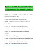 FITSI-M SP&sol;FIPS&sol;Acronyms&sol;Definitions Exam Questions and Answers Graded A&plus;