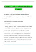 CHD4537 Exam 3 Questions and Answers Graded A&plus;