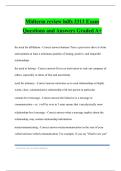 Midterm review hdfs 3313 Exam Questions and Answers Graded A&plus;