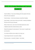 DFST 3313 Exam Questions and Answers Graded A&plus;