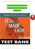 TEST BDANK FOR ECGs Made Easy&comma; 7th Edition by Barbara J Aehlert ISBN&colon; 9780323832939 COMPLETE GUIDE ALL CHAPTERS COVERED 100&percnt; VERIFIED A&plus; GRADE ASSURED&excl;&excl;&excl;&excl;&excl; NEW LATEST UPDATE&excl;&excl;&excl;&excl;&excl;