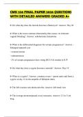 CMIS 526 FINAL PAPER 2026 QUESTIONS WITH DETAILED ANSWERS GRADED A&plus;