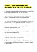CMIS 526 FINAL PAPER 2026 QUESTIONS WITH DETAILED ANSWERS GRADED A&plus;