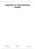 Samenvatting -  logistiek - 1e jaar bedrijfsmanagement