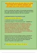 Med-Surg NCLEX-RN HESI Practice Exam &vert; 2026 Updated &vert; Verified Answers & Explained Solutions
