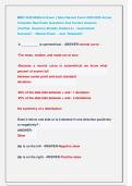 MMC 3420 Midterm Exam &vert;&vert; Most Recent Exam 2025&sol;2026 Actual  Complete Real Exam Questions And Correct Answers                &lpar;Verified  Answers&rpar; Already Graded A&plus; &sol; Guaranteed                 Success&excl;&excl;  &sol; Newest Exam  &sol; Just  Released&excl;&excl;