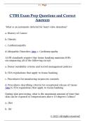 CTBS Exam Prep Questions and Correct  Answers
