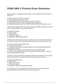 CEBS GBA 2 Practice Exam Questions Updated &lpar;2026&sol;2027&rpar; Questions with Detailed Verified Answers