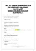 NURS 1210 EXAM 2 STUDY GUIDE&vert;QUESTIONS AND 100&percnt; CORRECT WELL DETAILED ANSWERS&vert;LATEST UPDATE&excl;&excl;&excl;&excl;2025&sol;2026&vert;GUARANTEED PASS&vert;GRADED A&plus;