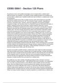 CEBS GBA1 - Section 125 Plans Latest &lpar;2026&sol;2027&rpar; Verified Answers by Experts