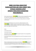 NMNC 1210 FINAL EXAM STUDY GUIDE&vert;QUESTIONS AND 100&percnt; CORRECT WELL DETAILED ANSWERS&vert;LATEST UPDATE&excl;&excl;&excl;&excl;2025&sol;2026&vert;GUARANTEED PASS&vert;GRADED A&plus;