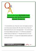 End-of-Life Care &ndash; 2025&sol;2026 &vert; 90&plus; Verified Q&A &vert; Hospice&comma; Ethical Decision-Making&comma; Pain Management