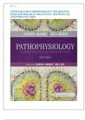 TESTBANK FOR PATHOPHYSIOLOGY THE BIOLOGIC  BASIS FOR DISEASE IN ADULTS FULL TESTBANK ALL  CHAPTERS INCLUDED
