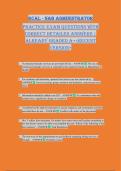 RCAL - NAB ADMINISTRATOR PRACTICE EXAM QUESTIONS WITH CORRECT DETAILED ANSWERS | ALREADY GRADED A+<RECENT VERSION>