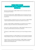 CEBS GBA1 EXAM QUESTIONS WITH CORRECT ANSWERS &vert; RATED A&plus;