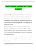 CYAF 471 Bundled Tests Questions and Answers Graded A&plus;