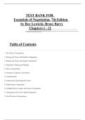 Essentials of Negotiation – 7th Edition (Roy Lewicki & Bruce Barry) | Complete Test Bank Chapters 1–12