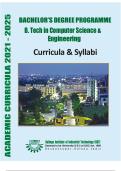 B&period;Tech in Computer Science & Engineering &lpar;CSE&rpar; &ndash; KIIT University &ndash; Academic Years 2021&ndash;2025 &ndash; Complete Curriculum & Syllabus Overview