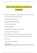 EDAC Exam Questions and Answers Graded A&plus;