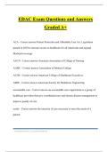 EDAC Exam Questions and Answers Graded A&plus;
