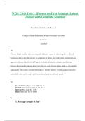WGU C813 Task 1 &vert; Passed on First Attempt &vert;Latest Update with Complete Solution