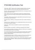 FTCE ESE Certification Test Latest Edition &lpar;2026&sol;2027&rpar; with Verified Answers
