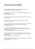 FTCE Practice Test &num;2 ESE 2026&sol;2027 Questions And Correct  Detailed  Answers With Rationales 