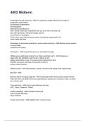4002 Midterm2026&sol;2027 Questions And Correct  Detailed  Answers With Rationales 