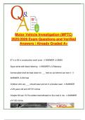 Motor Vehicle Investigation MPTC &ndash; 170&plus; Real Exam Questions &ndash; Citations&comma; Crashes&comma; Laws&comma; Hazmat