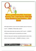 MPTC LYNNFIELD 2ND ROC   EXAM COMPLETE PACKAGE DEAL