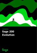 Sage 200 Evolution Training Manual: LU2 Maintenance Techn