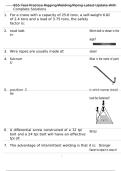 955 Test Practice Rigging&sol;Welding&sol;Piping Latest Update With Complete Solutions  