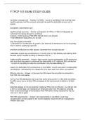 F TPCP 101 EXAM STUDY GUIDE 2025&sol;2026