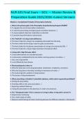 NUR 635 Final Exam &ndash; GCU &mdash; Master Review &  Preparation Guide 2025&sol;2026 <Latest Version> 