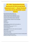 ATI &sol; HESI &sol; Standardized Nursing  Assessments ATI RN Concept-Based  Assessment Level 1 &mdash; Master Review &  Preparation Guide 2025&sol;2026 <Latest  Version>